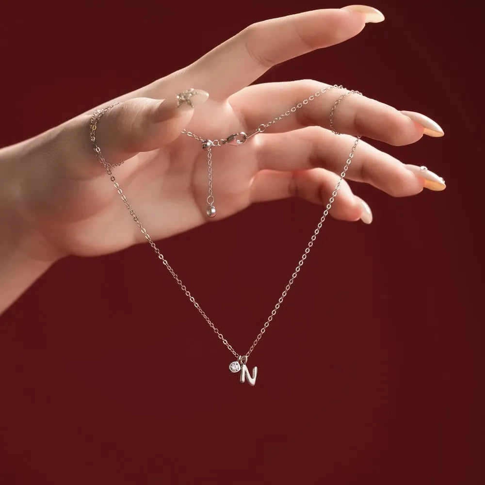 925 Silver Heart 5A CZ Pendant Necklace DY191887 product image 2