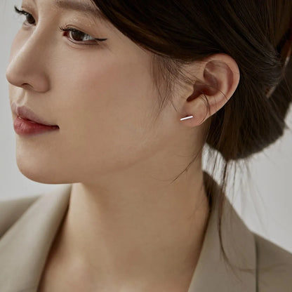 KAKODIY Fashion Accessories Vintage Korean Style Earrings Fashion Luxury Simple Gold Plated Yellow 925 Sterling Silver Stud Earrings for Women - product image 4