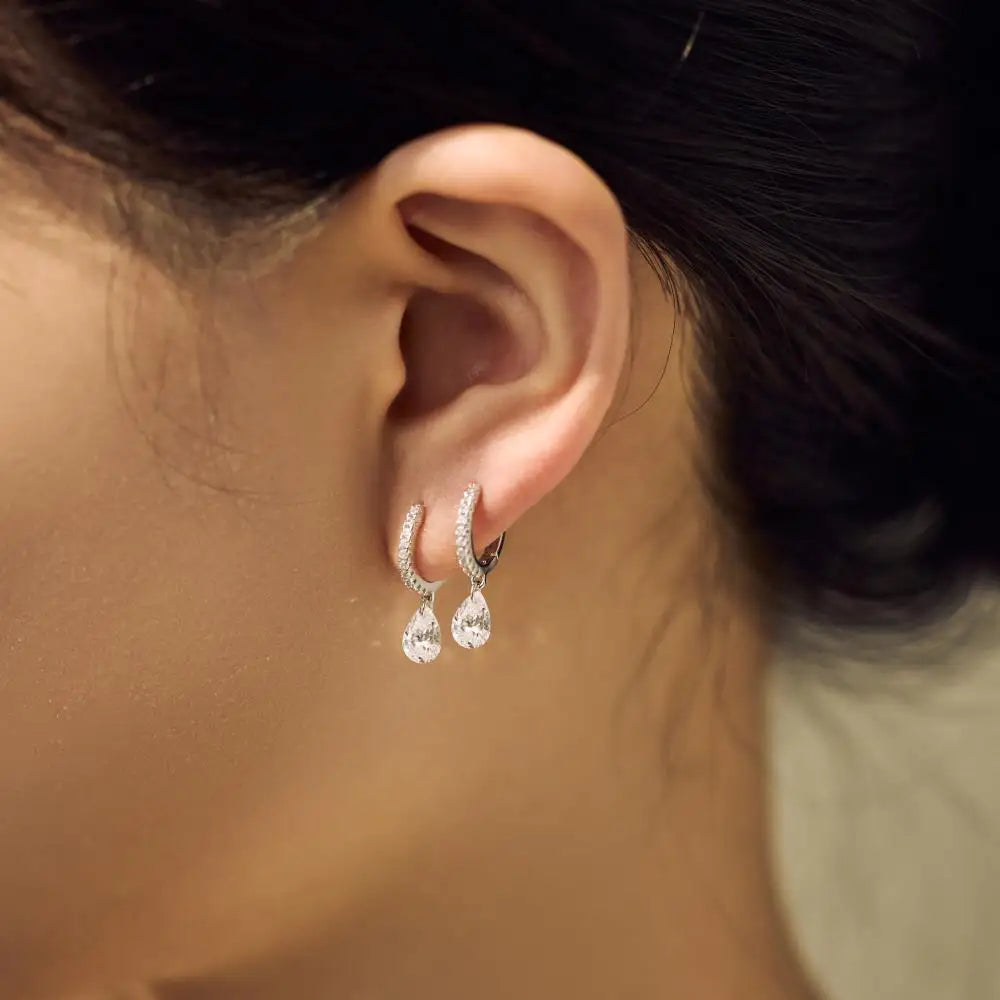 KAKODIY Fashion Drop Zircon Pendant 14K Gold Plated Earrings 925 Sterling Silver Fine Jewelry Earrings - product image 3