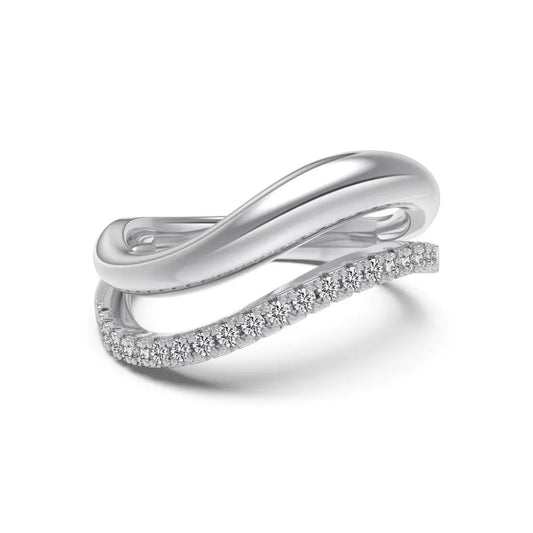 925 Sterling Silver 5A CZ Engagement Ring DY121419 by KAKODIY