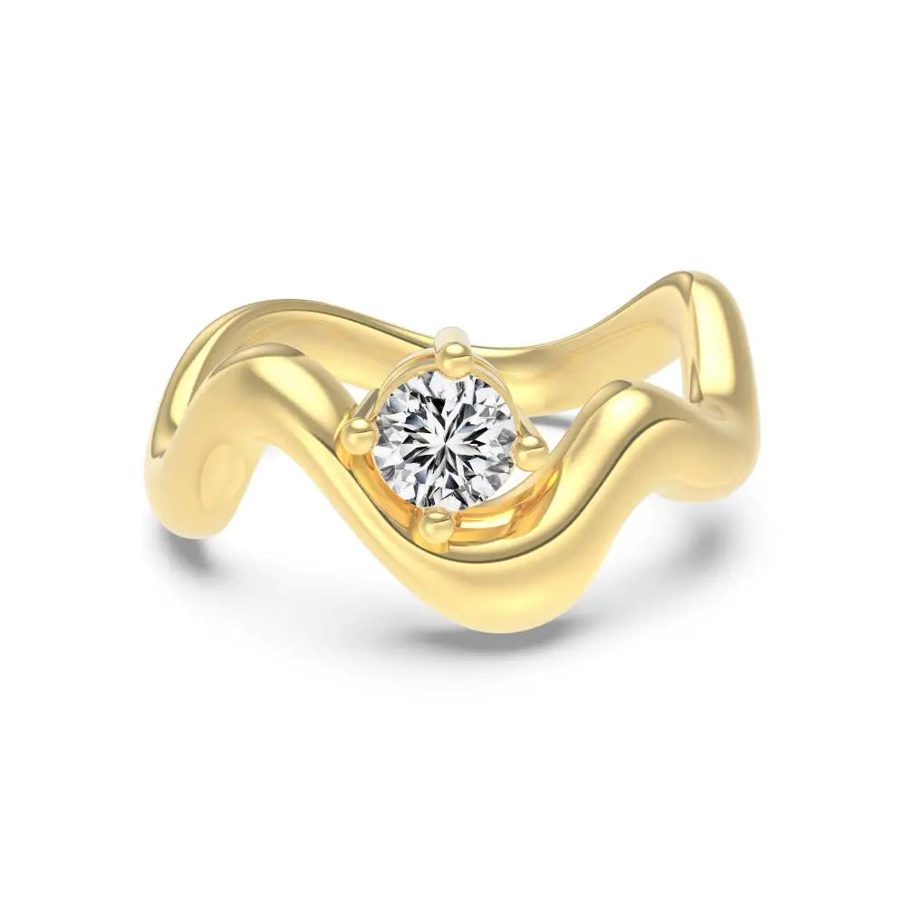925 Sterling Silver 8A CZ Bridal Engagement Ring product image 8