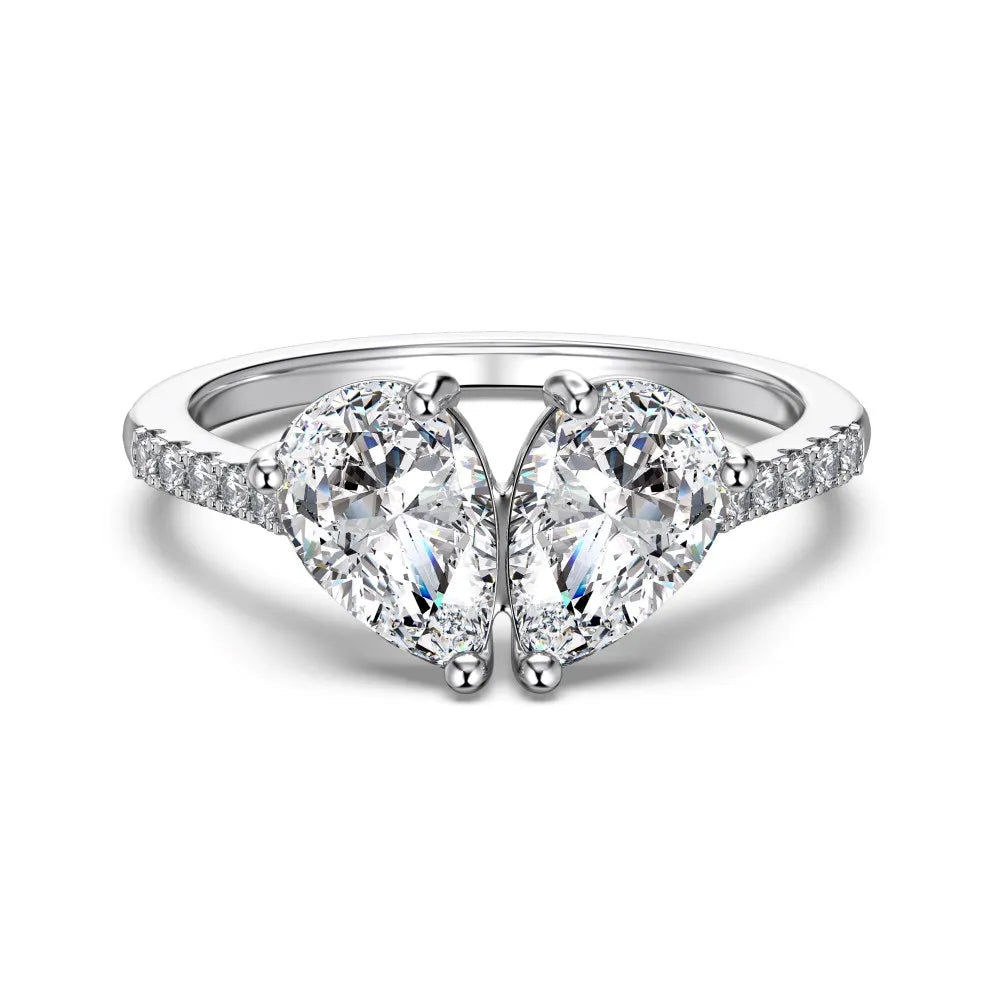 Manufacturer 925 Sterling Silver Eternity Band 5A Cubic Zirconia Wedding Engagement Bridal Women Rings Jewellery