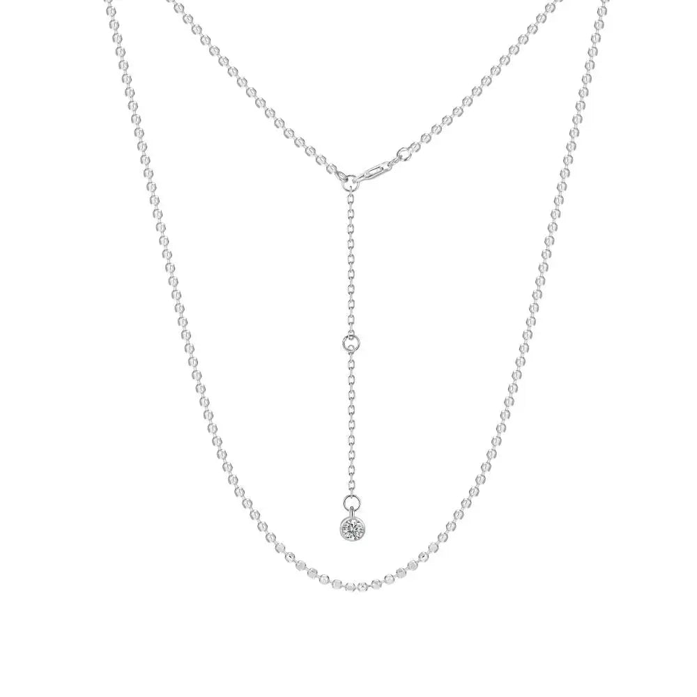 925 Sterling Silver Chain Necklace DY190996 product image 8