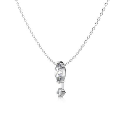925 Silver 5A CZ Pendant Necklace DY191656 product image 7