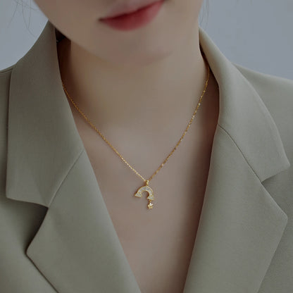 925 Sterling Silver Star Pendant Necklace product image 2