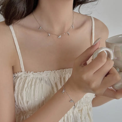 925 Sterling Silver CZ Pendant Necklace DY191530 product image 2
