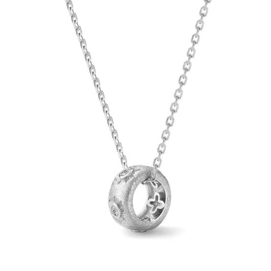 925 Silver Statement Pendant Necklace DY191425 by KAKODIY