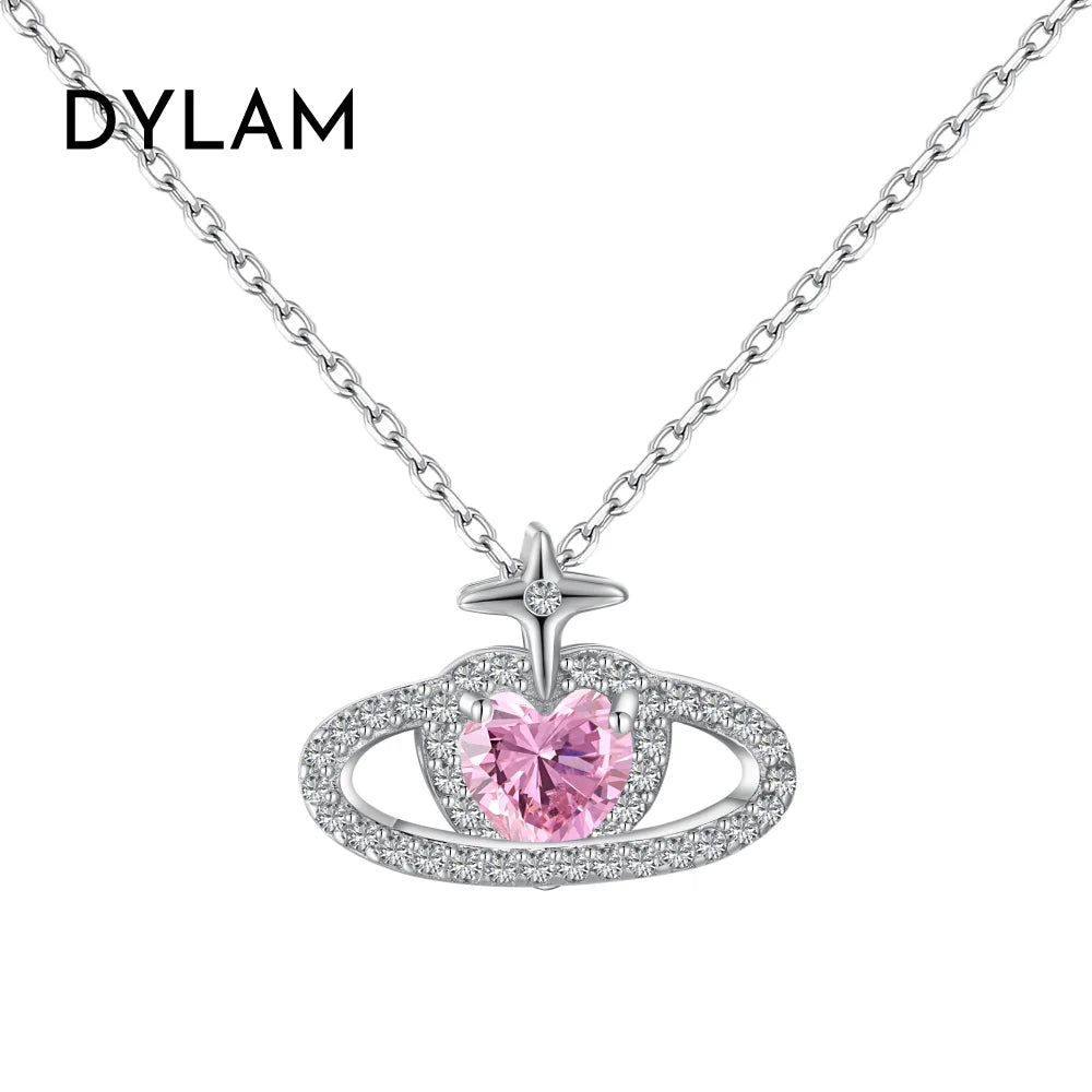 925 Silver Heart Pendant Necklace DY190768 product image 7
