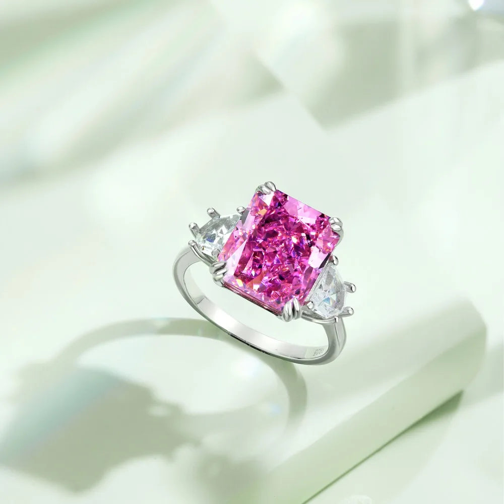 925 Silver CZ Bridal Wedding Ring DY120668 product image 6