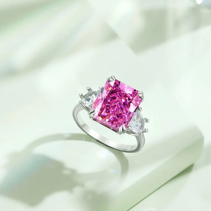 925 Silver CZ Bridal Wedding Ring DY120668 product image 6
