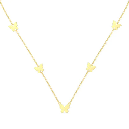 925 Silver Butterfly Pendant Necklace DY191180 product image 8