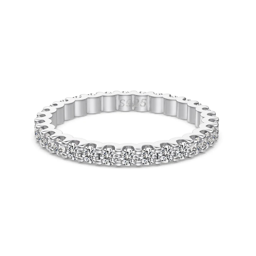 925 Sterling Silver 5A CZ Engagement Ring DY121534 by KAKODIY