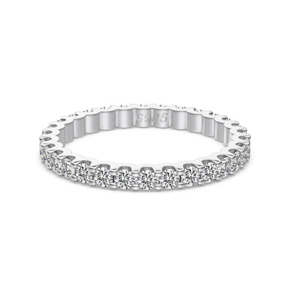925 Sterling Silver 5A CZ Engagement Ring DY121534 by KAKODIY