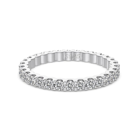 925 Sterling Silver 5A CZ Engagement Ring DY121534 by KAKODIY