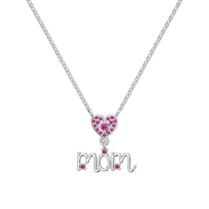 925 Sterling Silver Heart Initial Necklace by KAKODIY