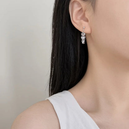 KAKODIY Multilayer Disc Earrings 18K Gold Rhodium Plated Geometric Tassel Earrings 925 Sterling Silver Bohemian Jewelry - product image 5