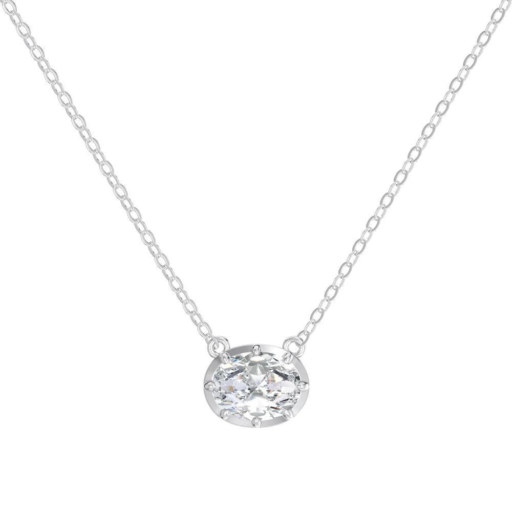 925 Silver 5A CZ Pendant Necklace DY191859 by KAKODIY