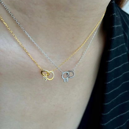 925 Sterling Silver CZ Statement Pendant Necklace product image 6