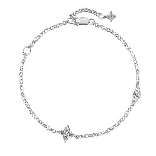 925 Sterling Silver Star Chain Bracelet product image 7