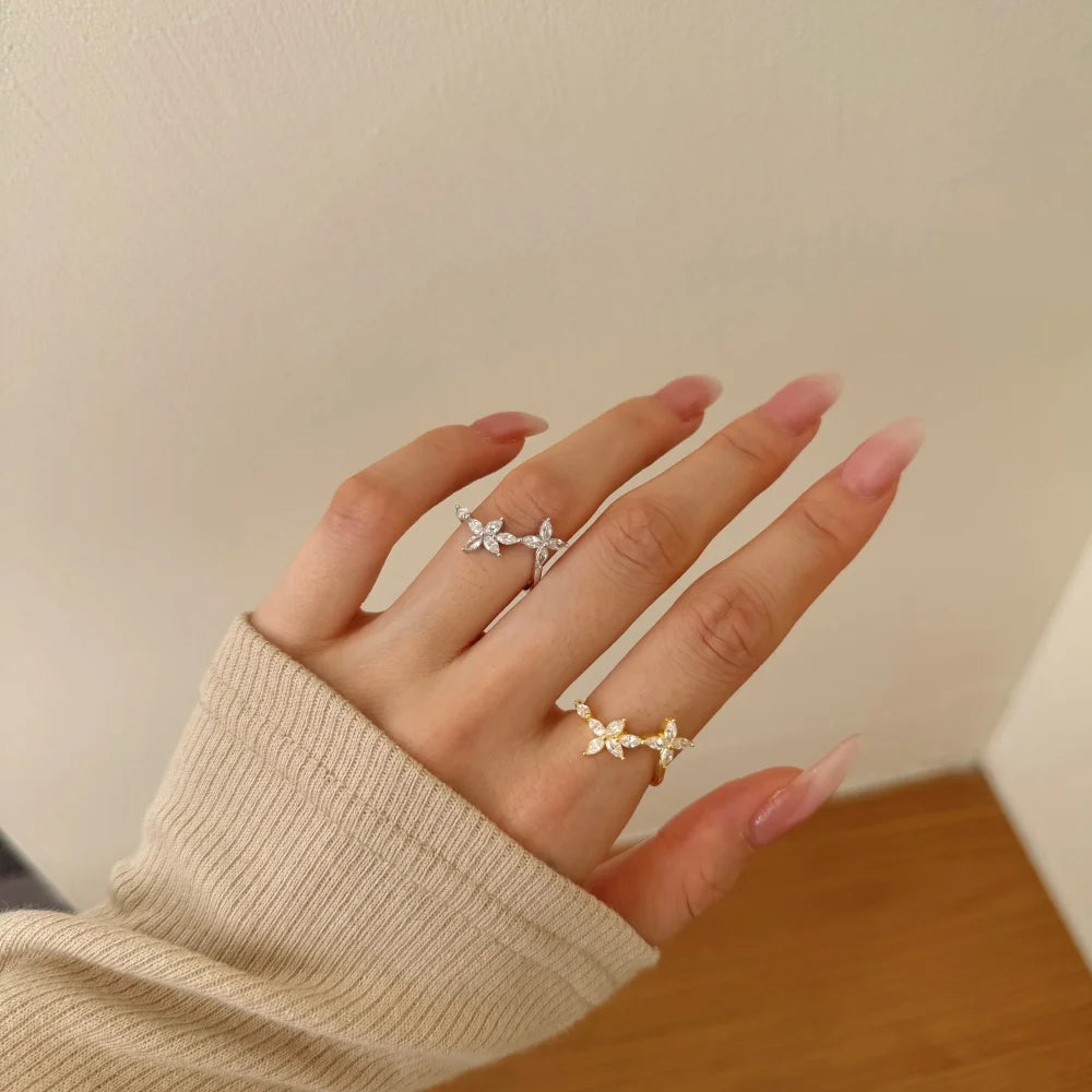 925 Sterling Silver Butterfly Adjustable Ring product image 2