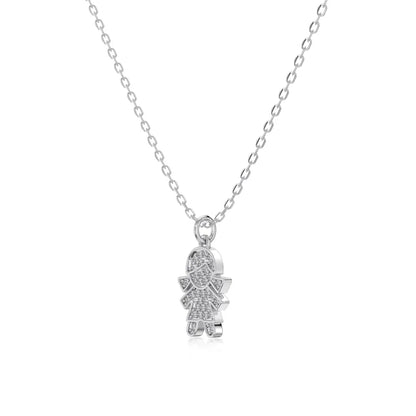 925 Silver 5A CZ Pendant Necklace DY191636 product image 6