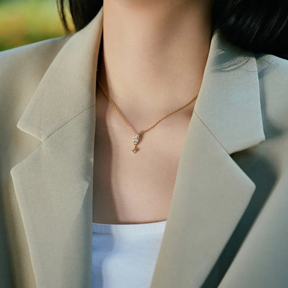 925 Silver 5A CZ Pendant Necklace DY191656 product image 6