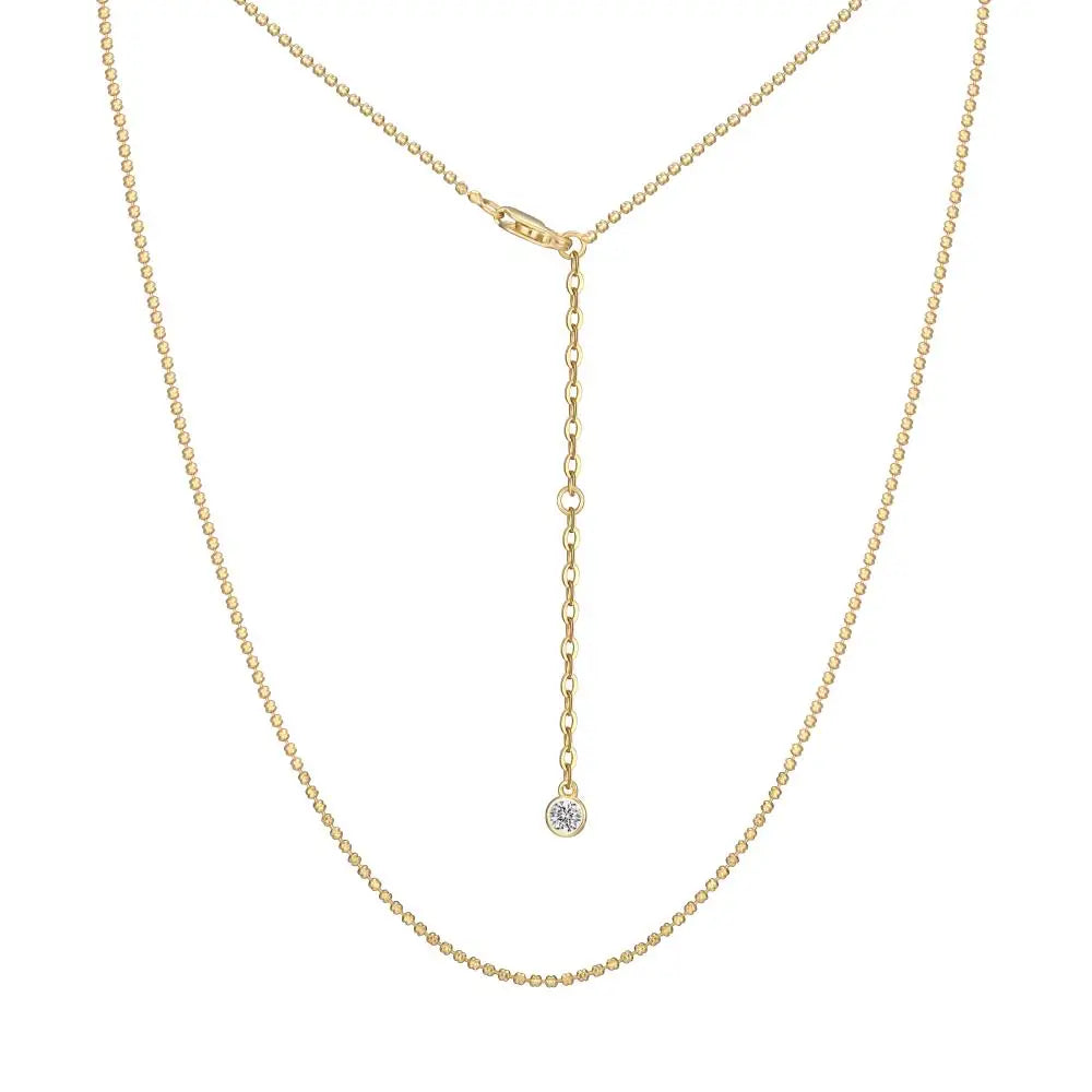 925 Sterling Silver Chain Necklace DY191423 product image 7