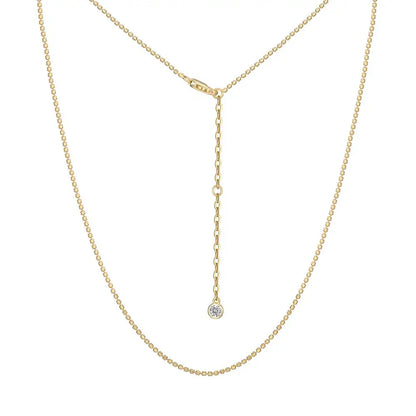 925 Sterling Silver Chain Necklace DY191423 product image 7