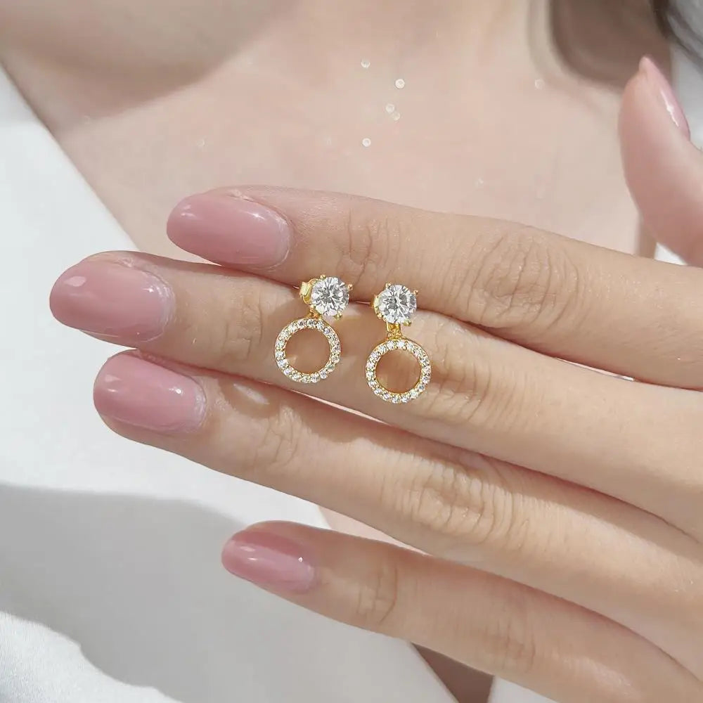 KAKODIY Multi-Wear Premium Jewelry Earrings Fashion 925 Sterling Silver Zircon Earrings Women - product image 2
