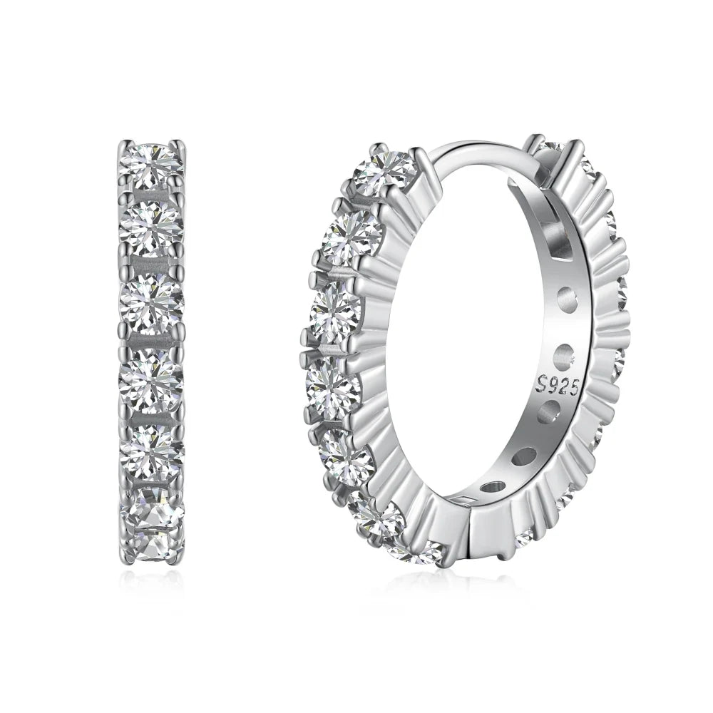 KAKODIY Trend Design Top Jewelry Accessories 925 Sterling Silver Eternal 5A Cubic Zirconia Clip-on Earrings Daily Dress - product image 1