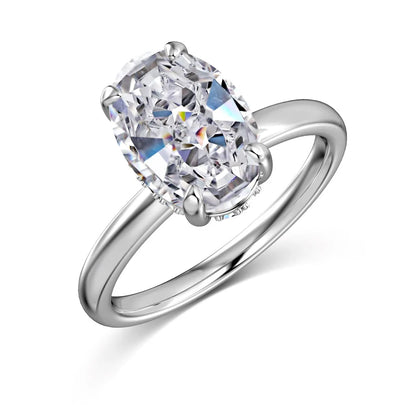 925 Silver CZ Bridal Engagement Ring DY121064 product image 7