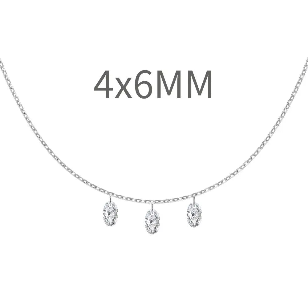 925 Silver Bridal Lariat Necklace DY191195 product image 7
