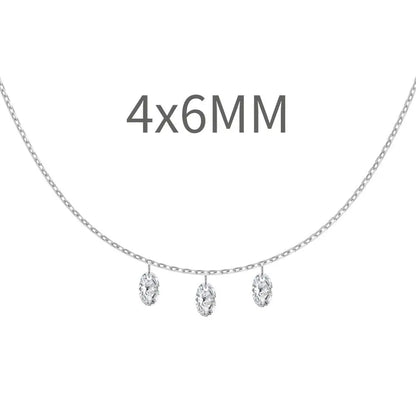 925 Silver Bridal Lariat Necklace DY191195 product image 7