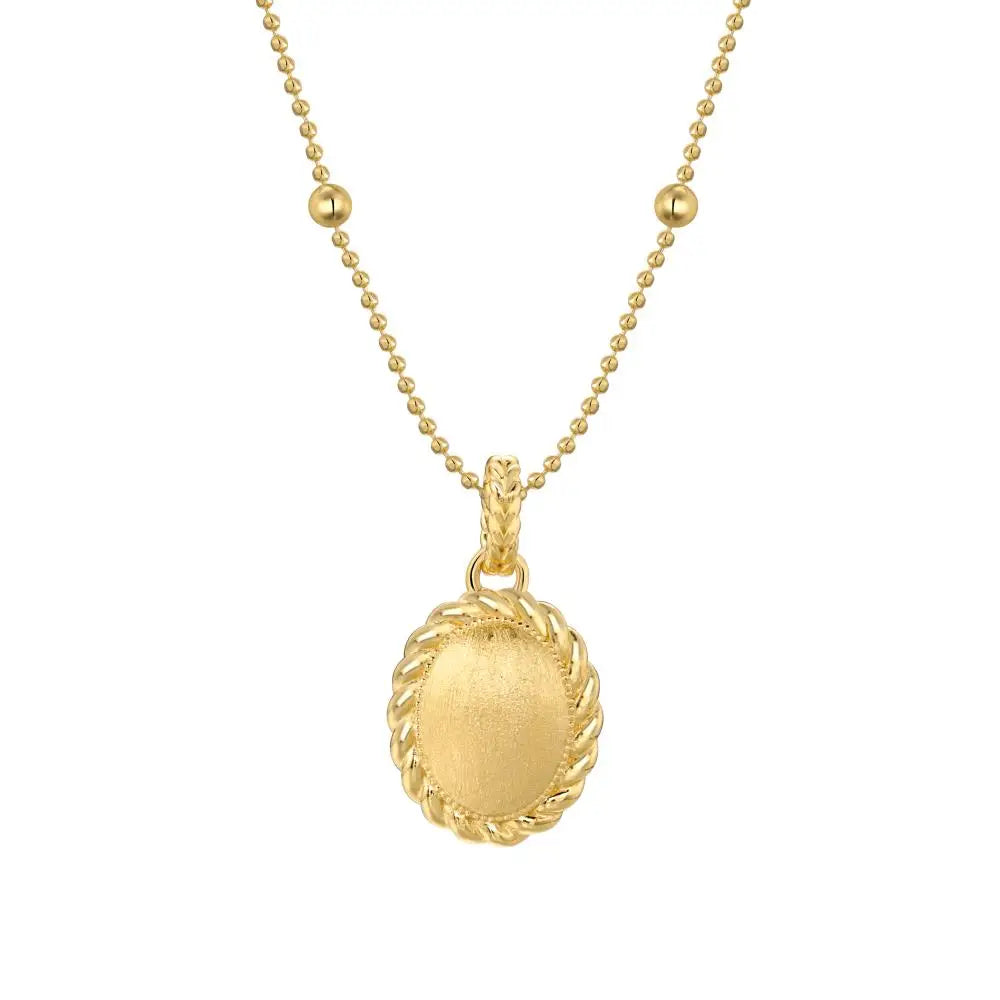 22K Gold Plated Fine Jewelry Fine Necklaces Fine Pendant Necklaces 925 Silver Portrait Necklace Personalized Customization