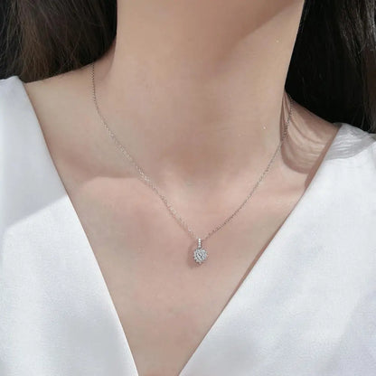 925 Sterling Silver Heart Bridal Lariat Necklace product image 3