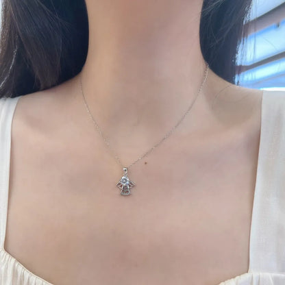 925 Silver 5A CZ Pendant Necklace DY190378 product image 5