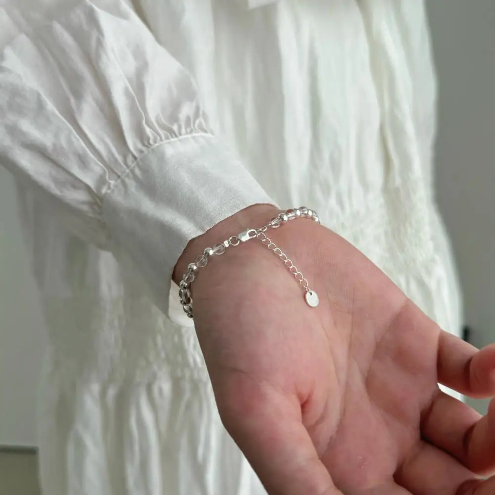 925 Sterling Silver Bow CZ Bracelet product image 5