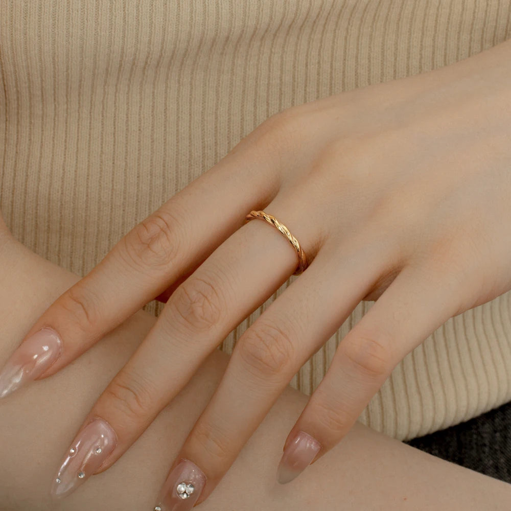 925 Sterling Silver Minimalist Stacking Ring product image 4