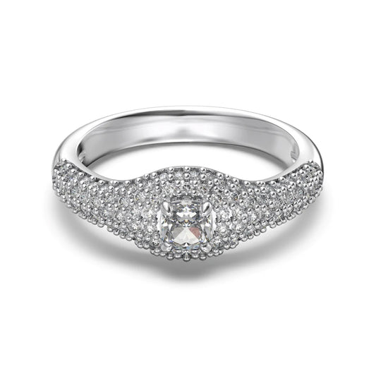 925 Silver 5A CZ Bridal Engagement Ring DY121248 product image 7