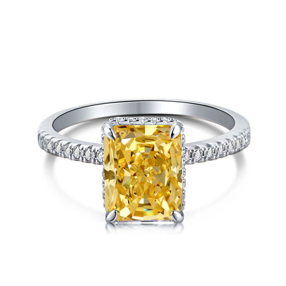 925 Silver CZ Minimalist Engagement Ring DY120099 product image 14
