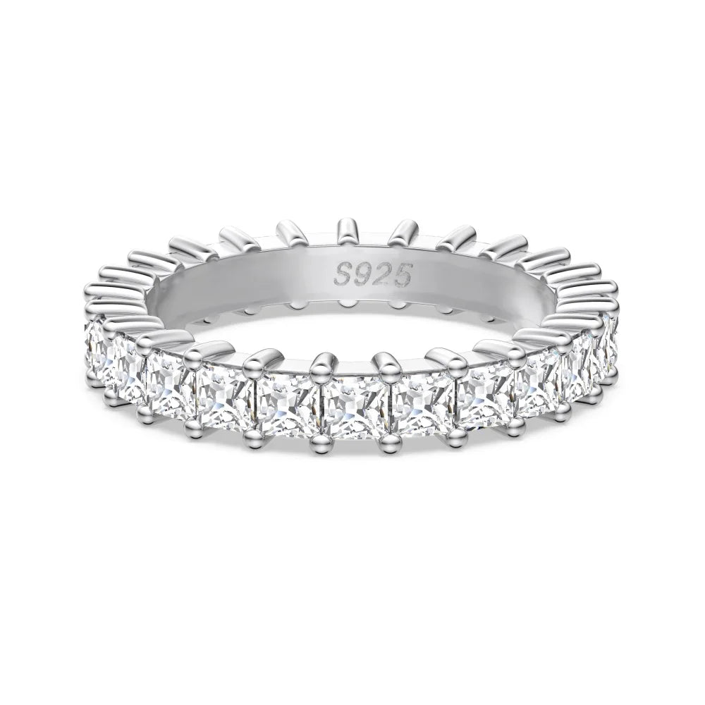 925 Silver 5A CZ Bridal Engagement Ring DY121529 by KAKODIY