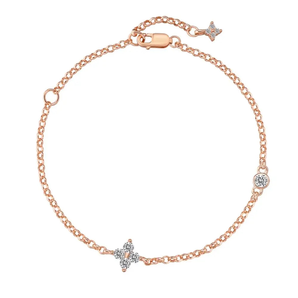 925 Sterling Silver Star Chain Bracelet product image 8