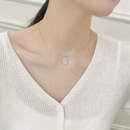 925 Silver 5A CZ Pendant Necklace DY191685 product image 3