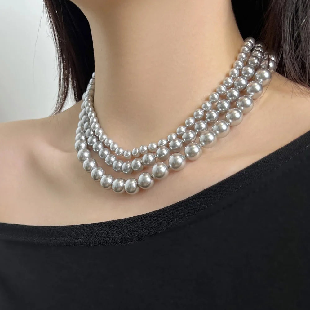 925 Sterling Silver Pearl Lariat Necklace product image 2