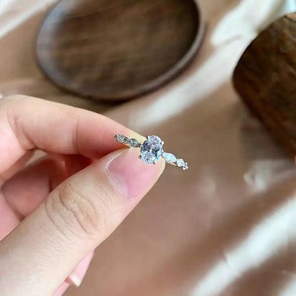 925 Sterling Silver CZ Statement Ring product image 2