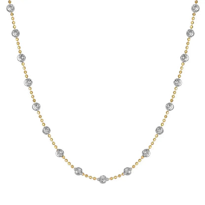 925 Sterling Silver Chain Necklace DY191357 by KAKODIY