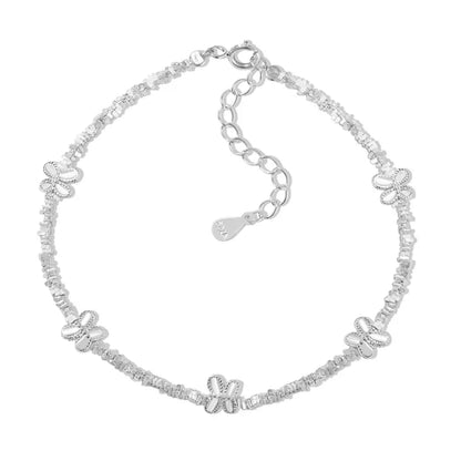 925 Silver Butterfly Charm Bracelet DY150417 by KAKODIY