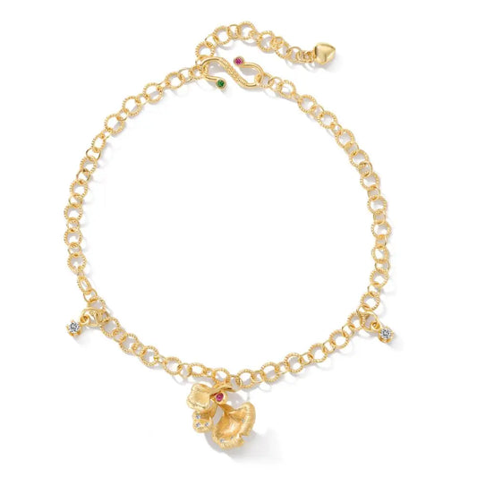 925 Sterling Silver Flower Personalized Bracelet by KAKODIY