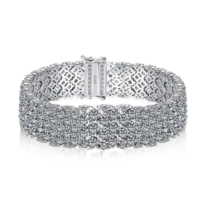 925 Sterling Silver CZ Vintage Tennis Bracelet product image 7