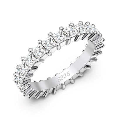 925 Silver 5A CZ Bridal Engagement Ring DY121529 product image 7